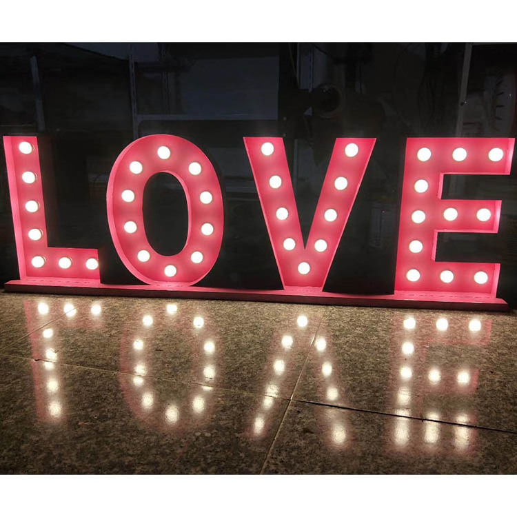 Hot Selling Wedding Birthday Party Holiday Celebration marquee letters