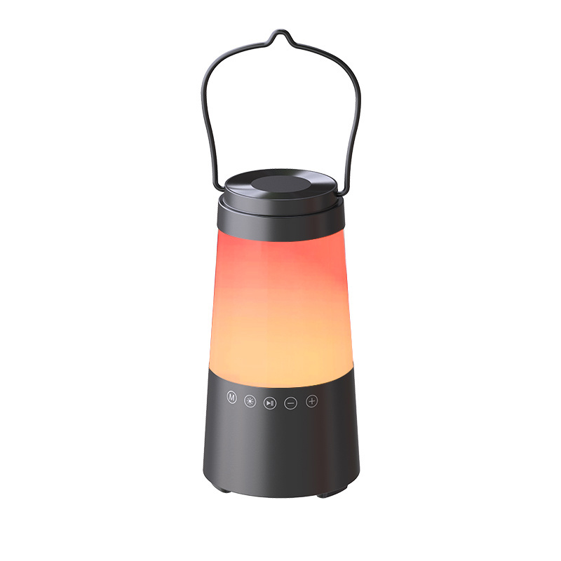 2023 New arrival camping lamp with speaker, light RGB music sensor speaker, portable led lantern light with BT speaker