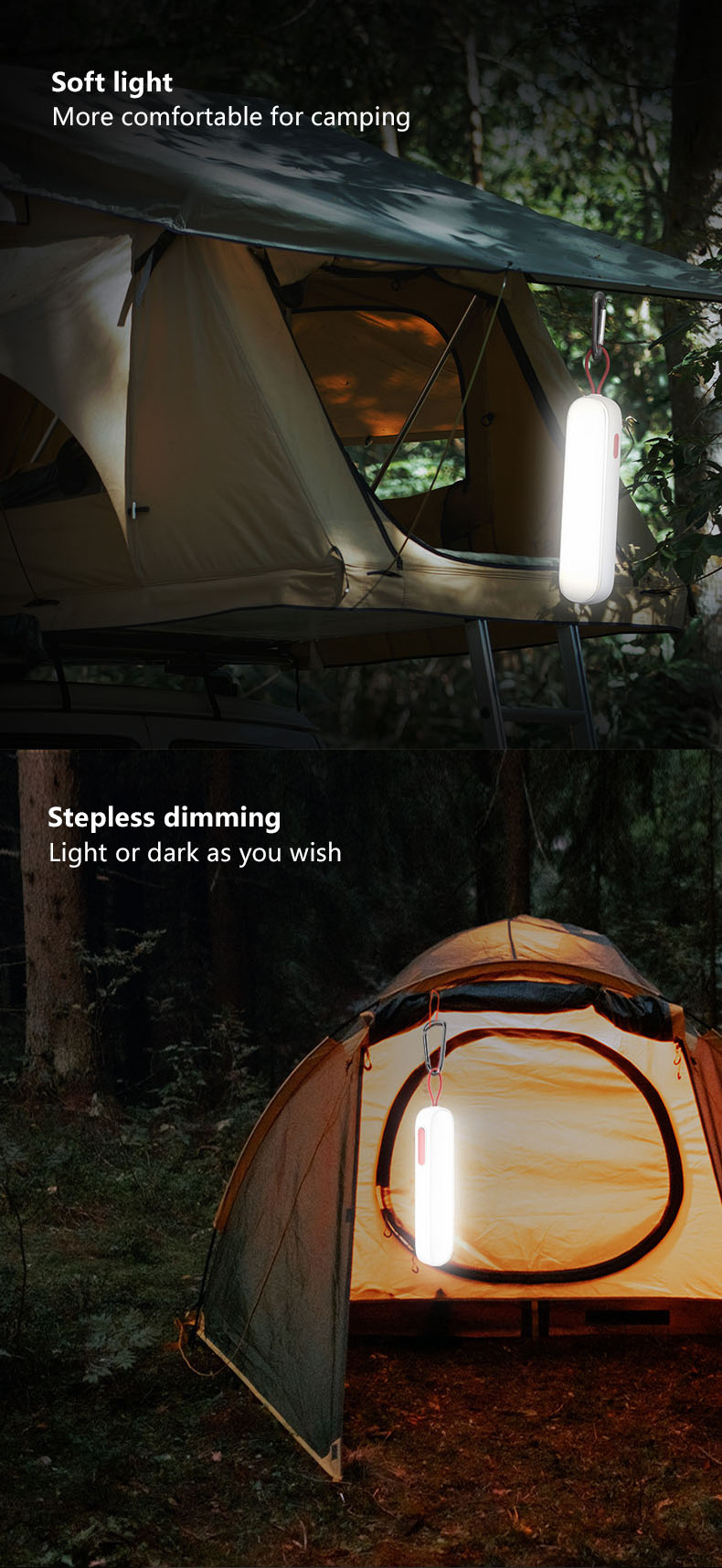 Top ranking led lantern light for tent rechargeable mini camping light, outdoor led camping lamp for hiking emergency, fishing