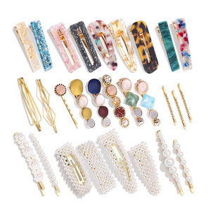 Fashion Hair Accessories Handmade Pearls Cute Hair Barrettes Bobby Pins