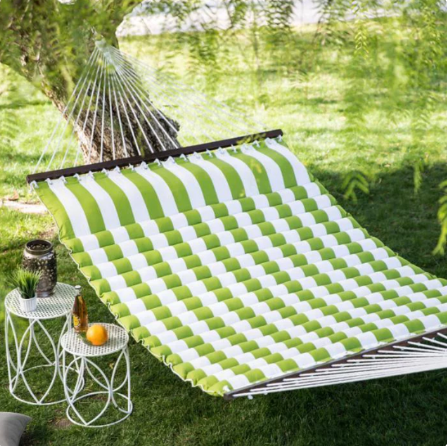 13 ft L x 4.5 ft W Hammock Outdoor Garden Camping Coral Coast Tuscan Lattice Quilted Hammock Included Pillow For 2 Persons