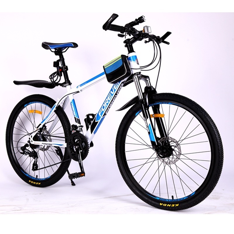 Shanghai Permanent Brand FOREVER 24 Mountain Bike Bicycle Double Disc Brake for Male and Female Students Variable Speed