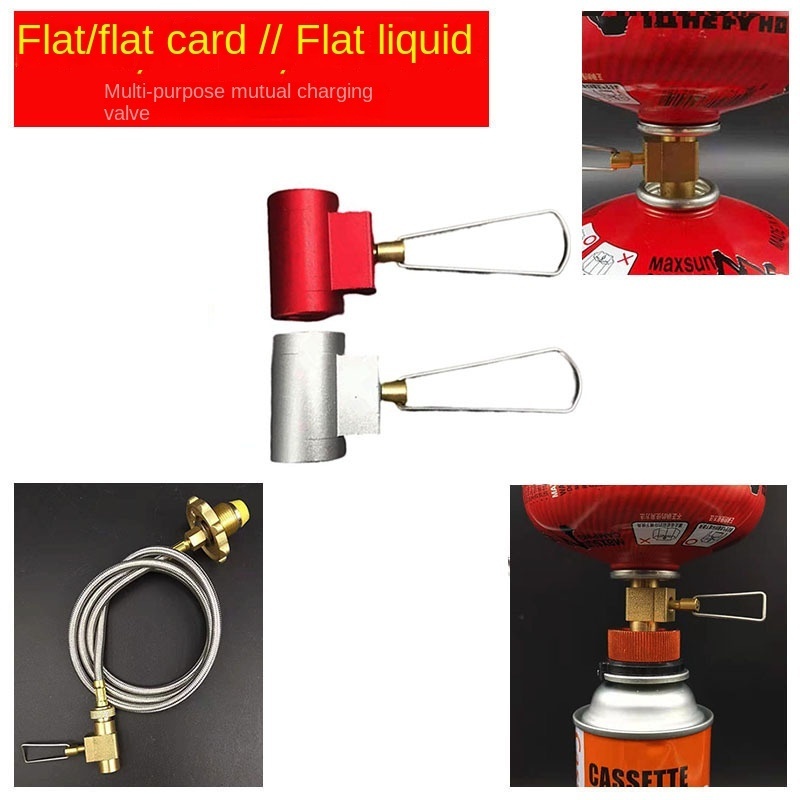 Flat And Propane Tanks Refill Valves Outdoor Tank Inflation Device Gas Adapters Camping Stove Burners Valve