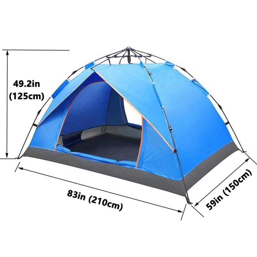 HS 2 Person Pop Up Backpacking Camping Waterproof Double Layer Hiking Tent