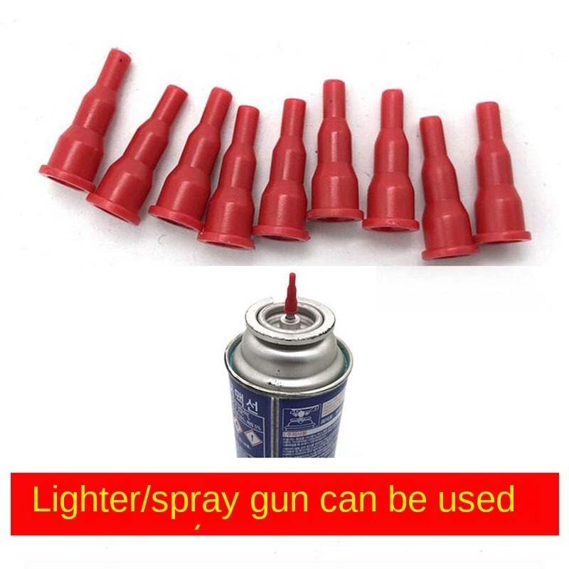 Butane Cardboard Furnace Tank Adapter Inflating Valve Spray Fire Welding Gun Lighter Gas Filling Nozzle Connector