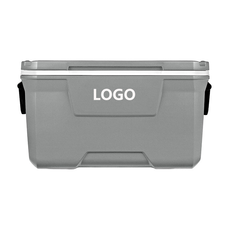 Custom Insulated Portable Cooler with Heavy Duty Latches Leak-Proof Outdoor Hard Camping Cooler Box