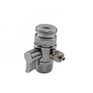 RO Faucet chromed Brass 3-way Diverter Valve for Reverse Osmosis Water Filter