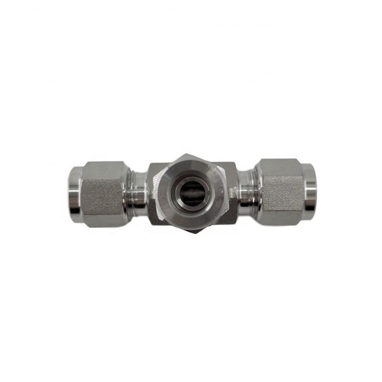 Stainless Steel Union Tee Tube Fitting Connector