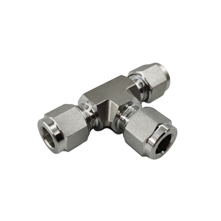 Stainless Steel Union Tee Tube Fitting Connector