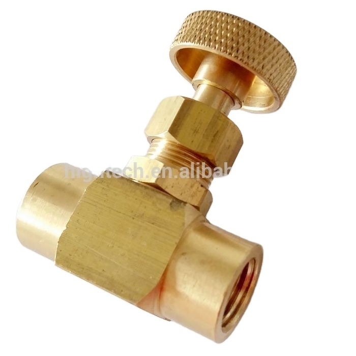 Dixon FFB102 Brass Mini Needle Valve 1/4