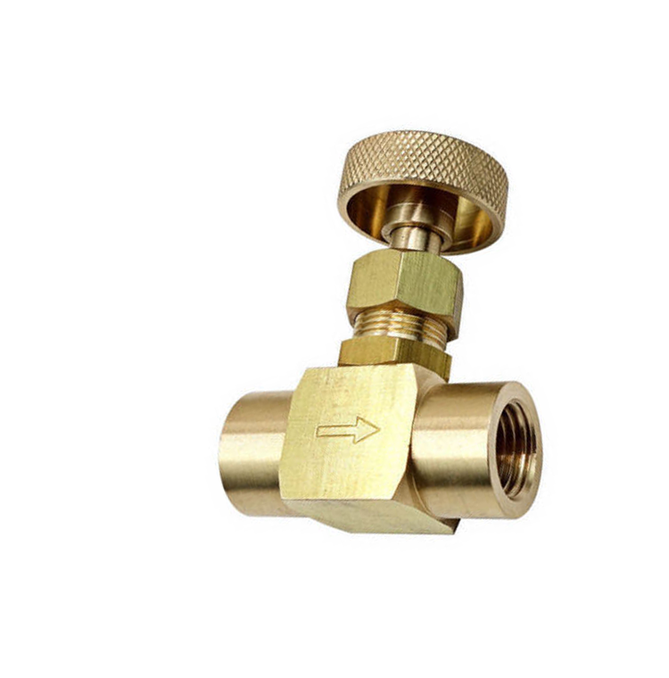 Dixon FFB102 Brass Mini Needle Valve 1/4