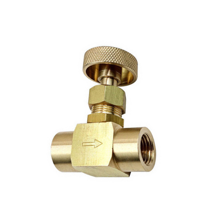 Dixon FFB102 Brass Mini Needle Valve 1/4