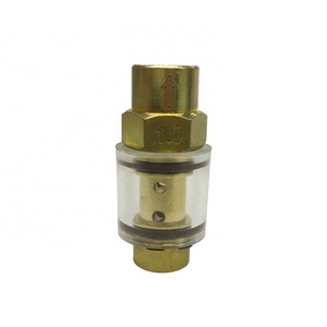 China Manufactures Brass Screw air compressor visual check valve, Non Return Valve