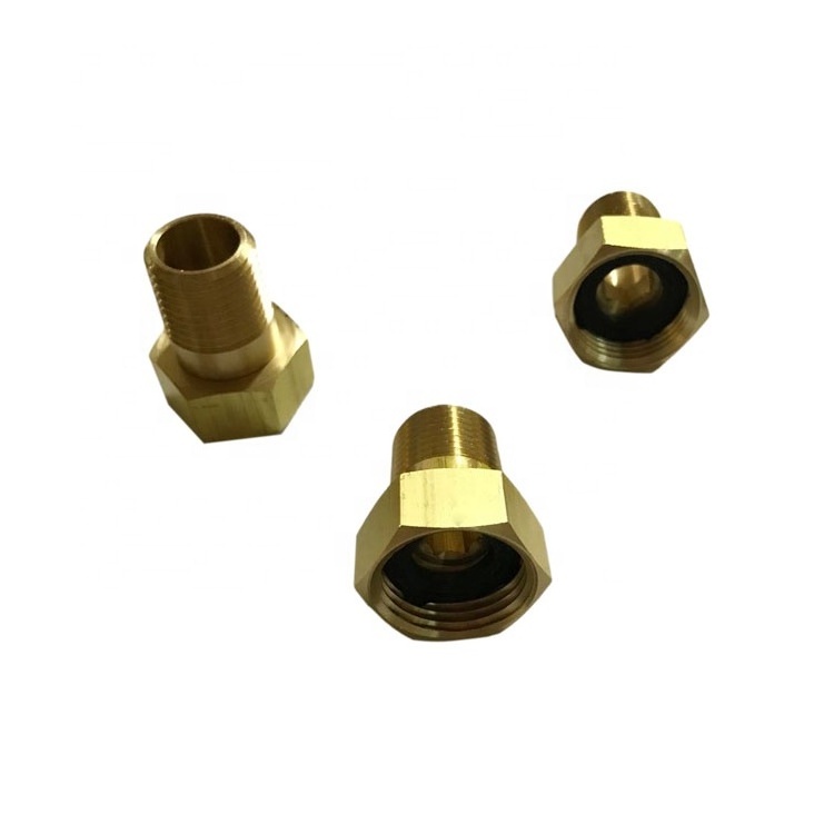 3/4 FGHT x 1/2NPT MPT Brass Garden Hose Fitting