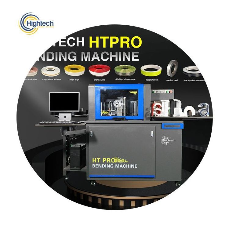 Hightech HT pro automatic channel letter bending machine ss aluminum coil letter bender