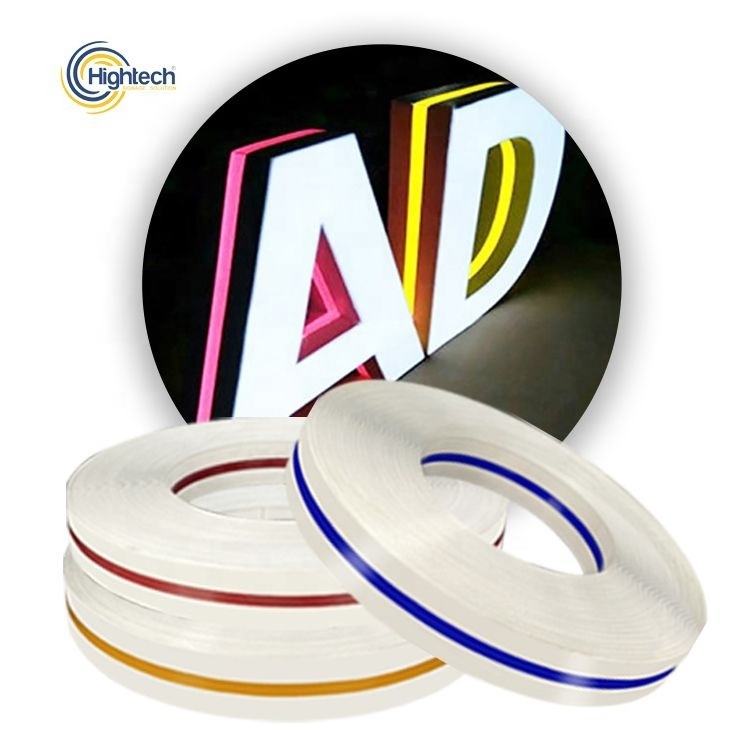 Led 3D high polymer ABS strips Channelume aluminum coils profile strip for channel letter and light box led edge rolls