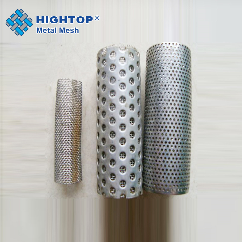 1Um 4 5 10 20 Micron Ss316L Stainless 100 Micron Filter Hydraulic Metal Cylinder Sintered Meshes Screen