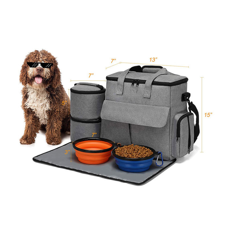 Dog Travel Food Bags Accessories Outdoor Pet Supplies Kit Toy Carrier Storage Bag For Home