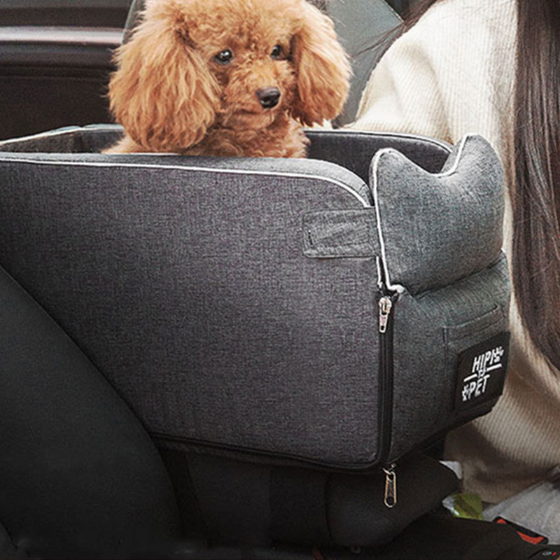 High Quality Pet Car Pet Beds Luxury Dog Car Seat Booster  Anti-Collision Portable Travel Dog Car Seat For Outdoor