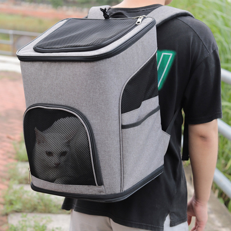 Ventilated Design Inner Foldable Pet Dog Backpack Carrier For Cats Small Dog