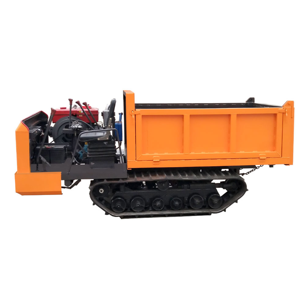 small tracked vehicles changfa diesel engine 1 ton mini crawler dumper for sale