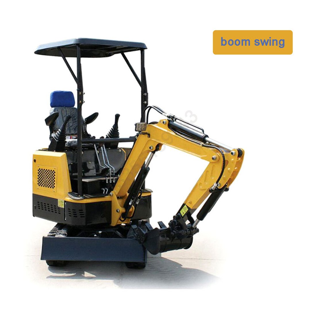 China cheap economic 1.5 ton 1500 KG mini hydraulic crawler excavator swing boom / HT15/ CE ISO EPA/pro /EU 5/ farm garden