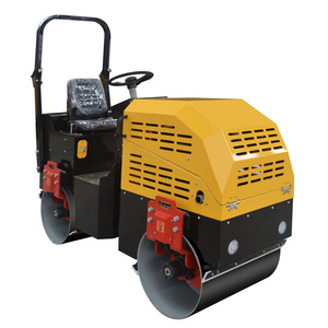 1 ton Hydraulic Vibratory Asphalt vibration Compactor Diesel Motor Road Roller