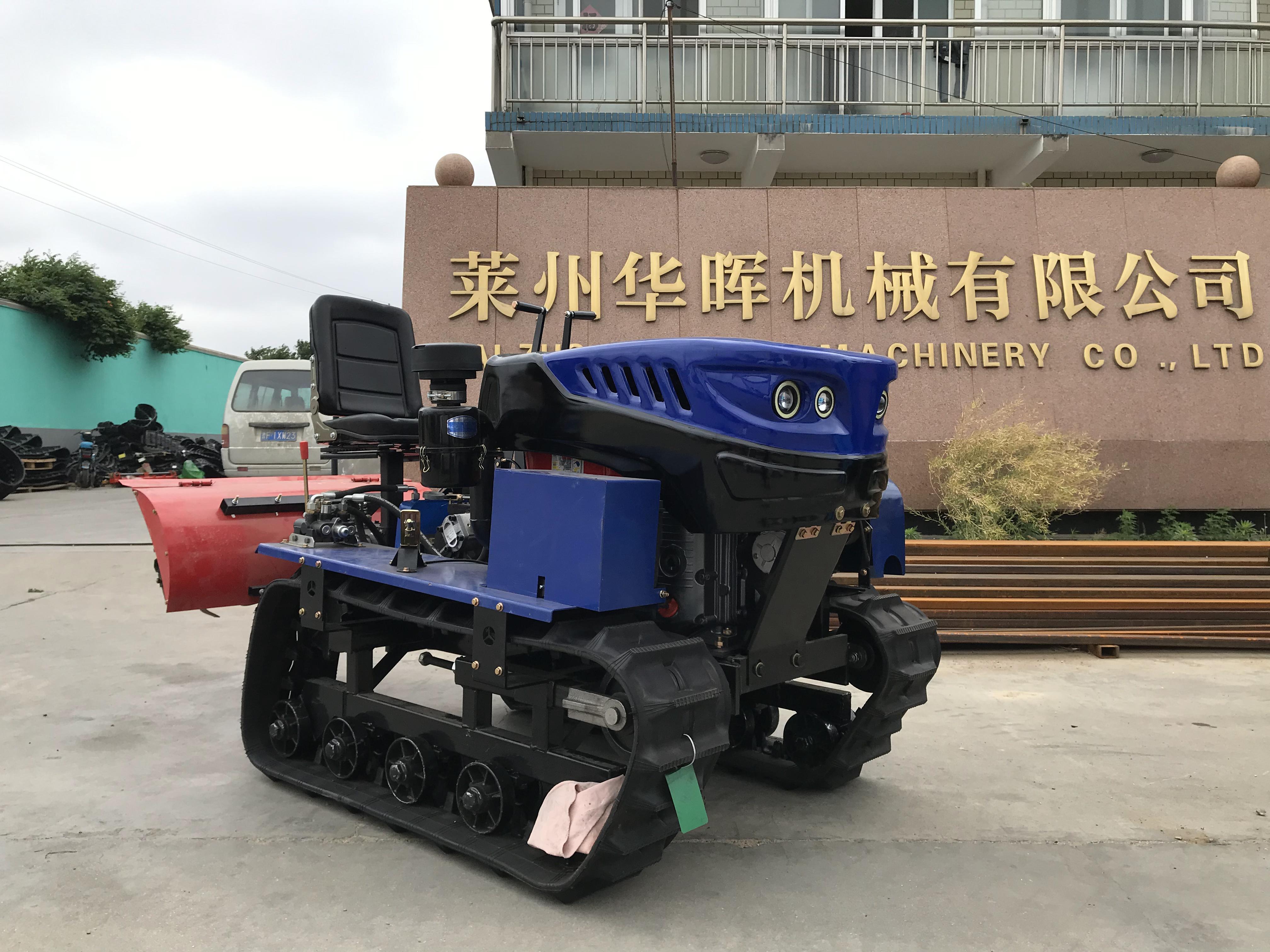 Agricultural orchard multi function 35hp diesel engine small crawler tractors for paddy field and dry land