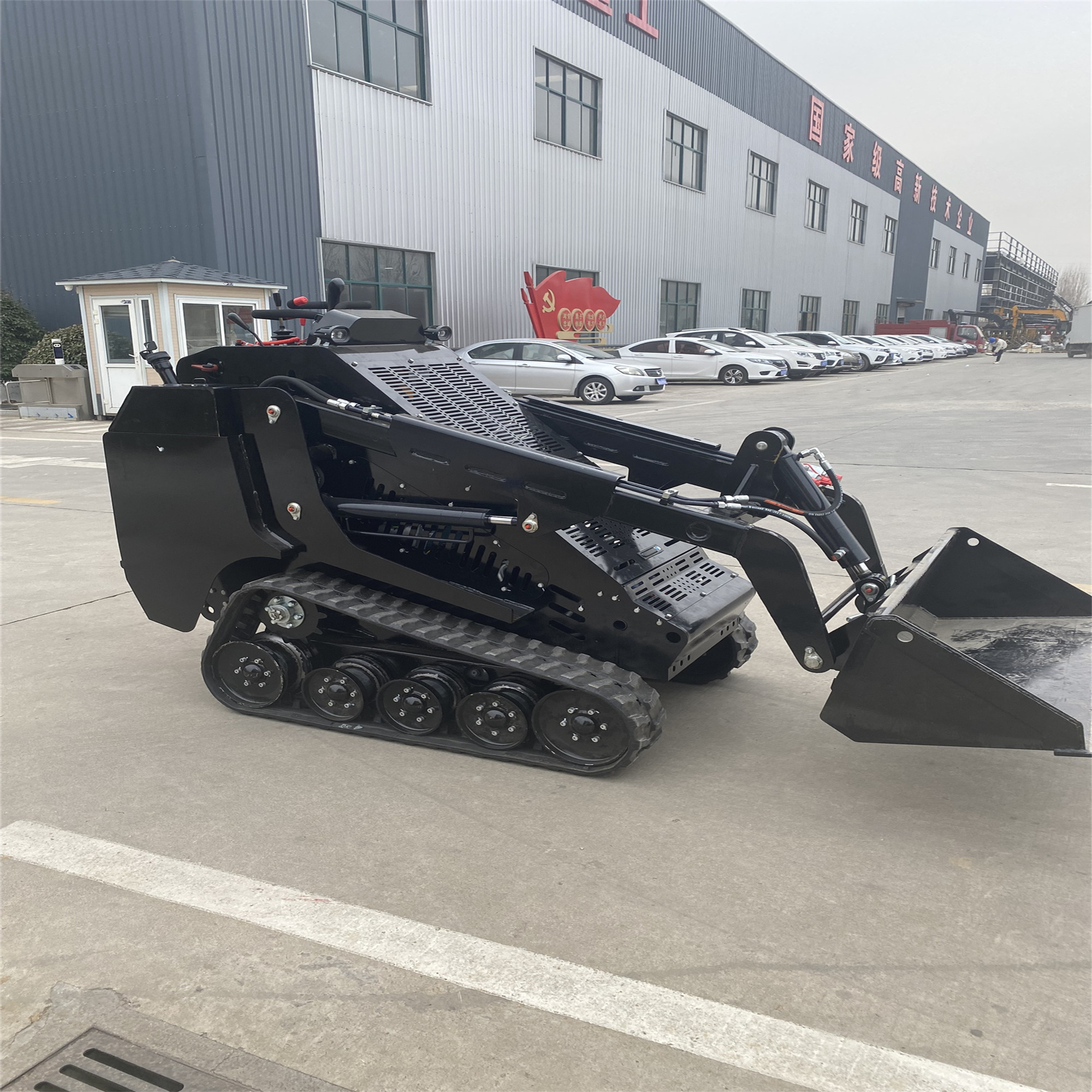 China New Skid Steer Loader Track Mini Skid Steer Loader HT530 with Pilot Joystick