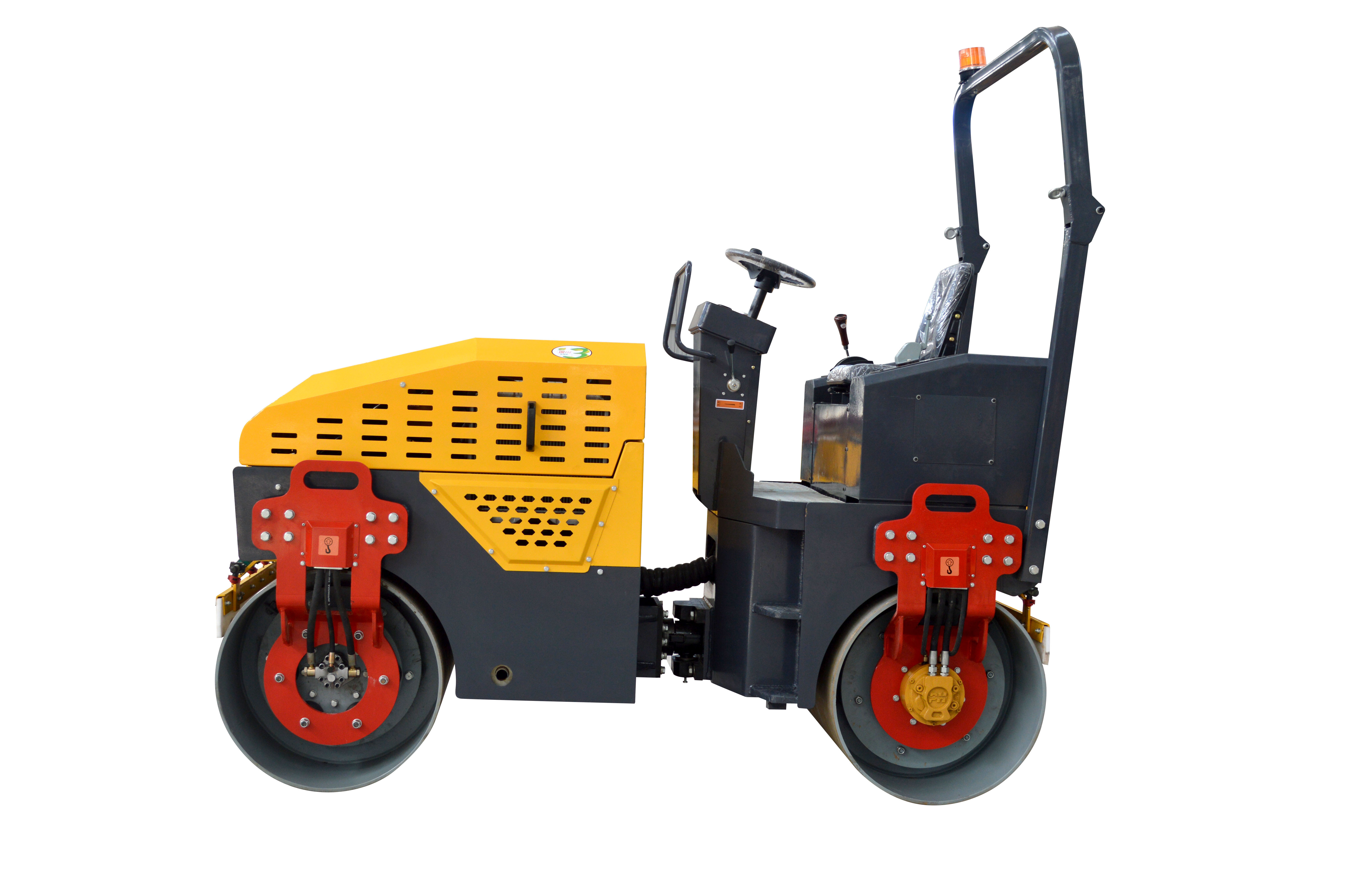 Hydraulic Motors Road Roller CE Certificated  2 ton  Compact Vibratory Road Roller  for sale