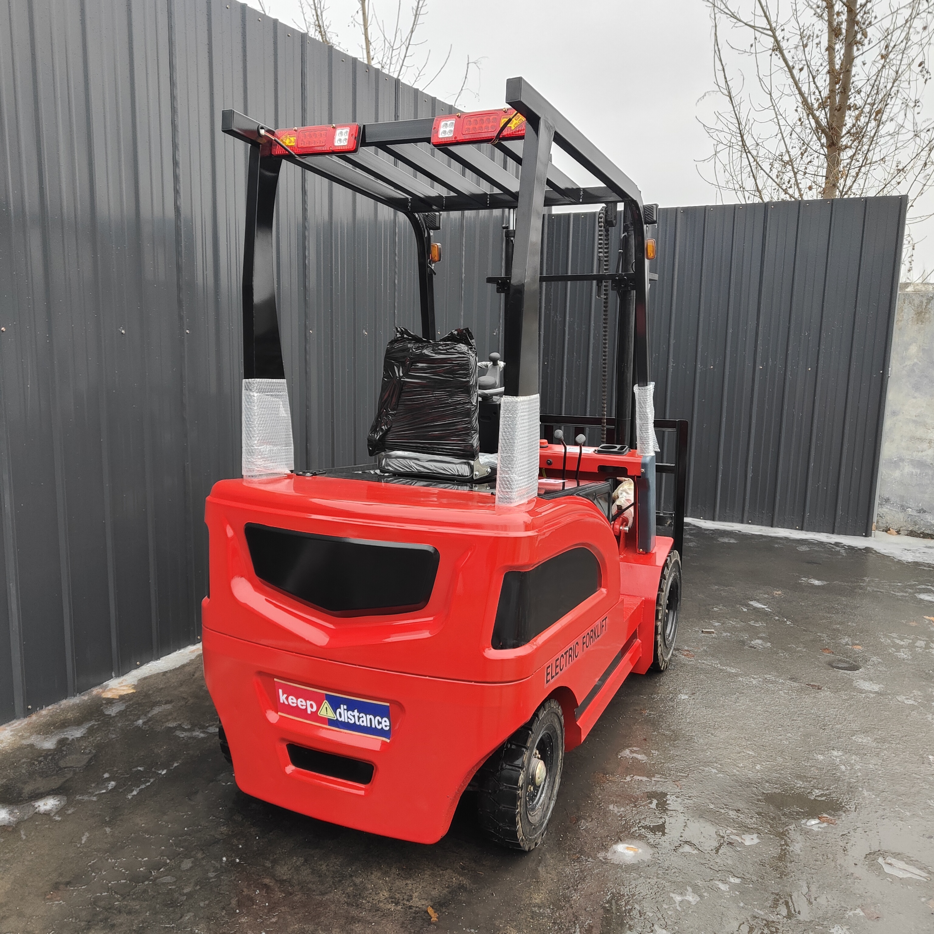 1 Ton 1.5 Ton Narrow Aisle Electric Wheel Counterbalanced Forklift with Solid Rubber Tire