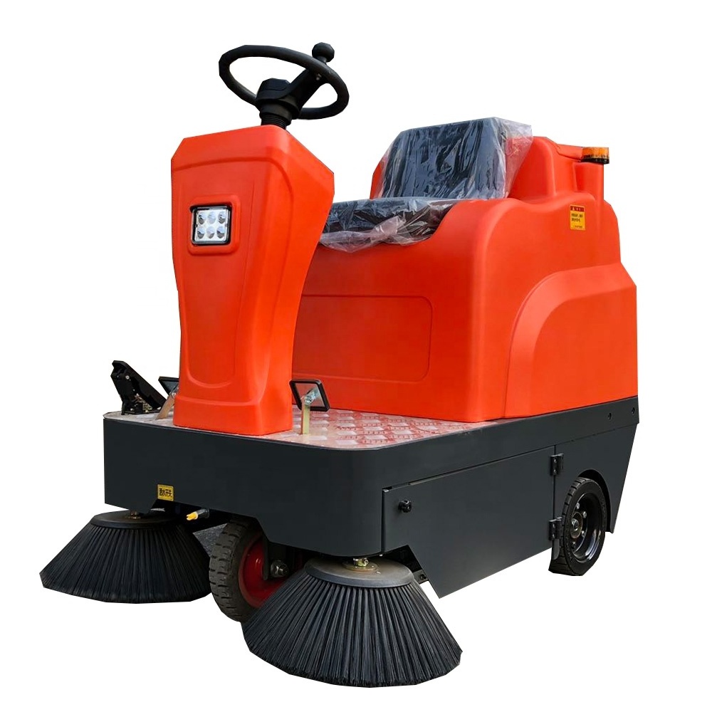 China industrial road sweeper machine street floor sweeper machine Commercial Magnetic ride on Sweeper HT-1260