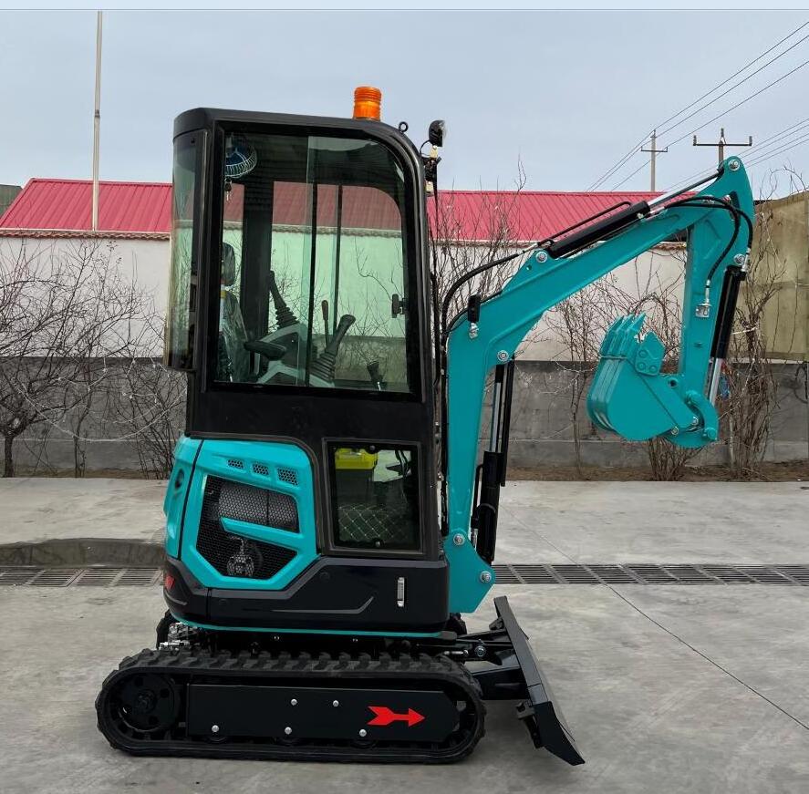 Small Crawler Excavator Tailless Grave Digging Machine Mini Excavator