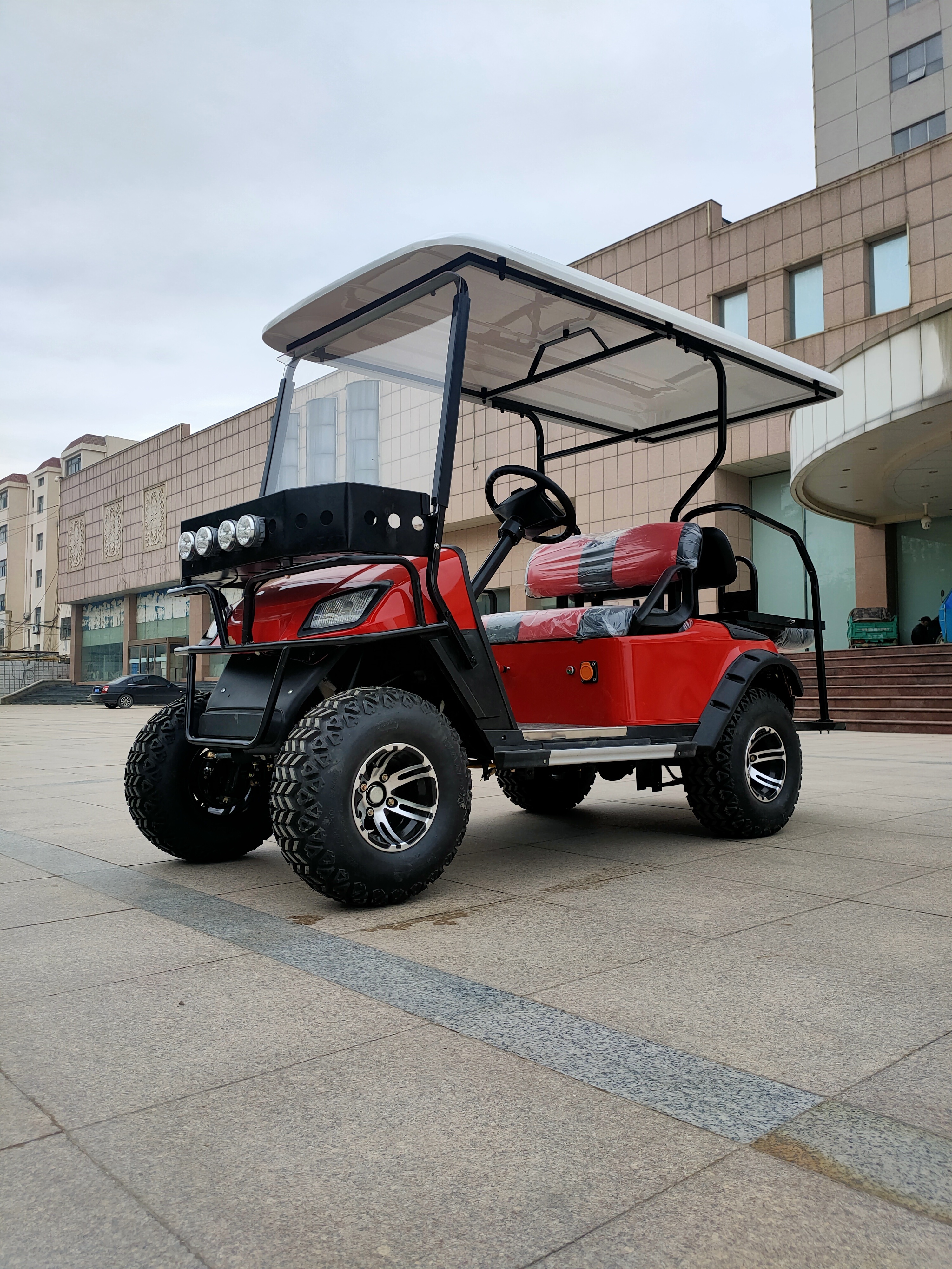 2024 hot sell China Cheap High Quality 4 Passengers 2x2 seater Tourist Car Electric Golf Cart