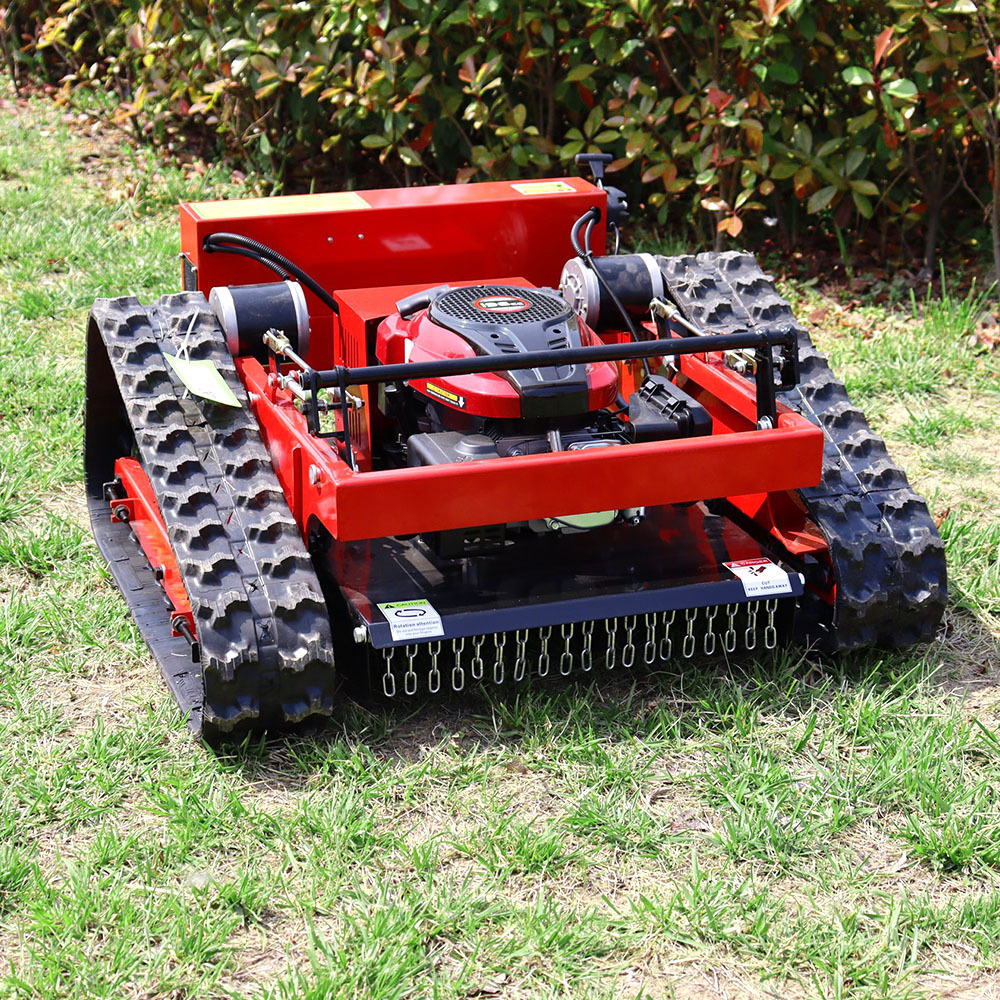 Gasoline remote control lawn mower  Control Lawn Mowing Machine Truck for sale