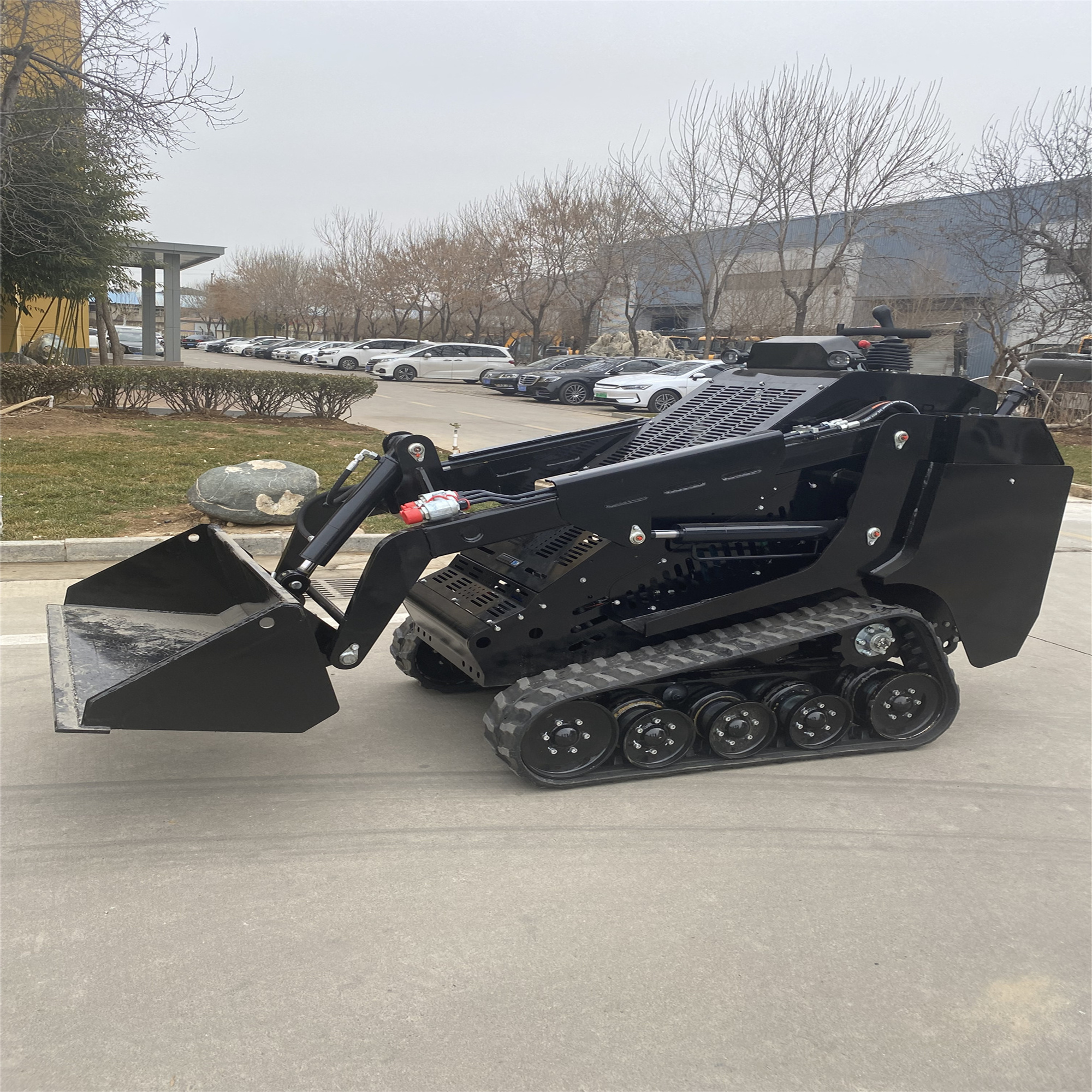 China New Skid Steer Loader Track Mini Skid Steer Loader HT530 with Pilot Joystick