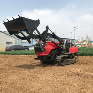 Agricultural Multifunctional Small Diesel Farm Rubber Track Mini Crawler Tractor for Paddy Field