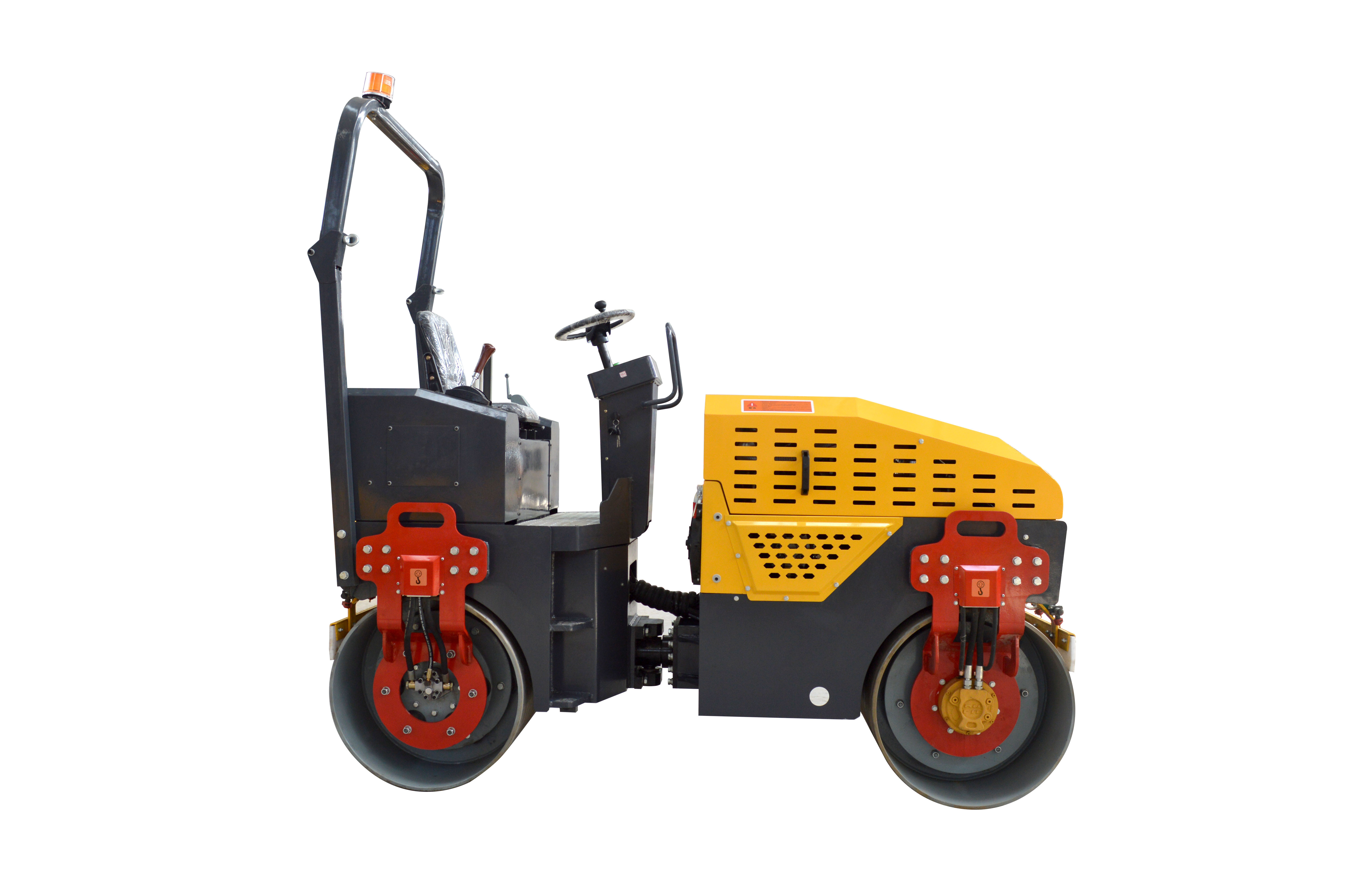 Hydraulic Motors Road Roller CE Certificated  2 ton  Compact Vibratory Road Roller  for sale