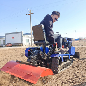 Agricultural orchard multi function 35hp diesel engine small crawler tractors for paddy field and dry land