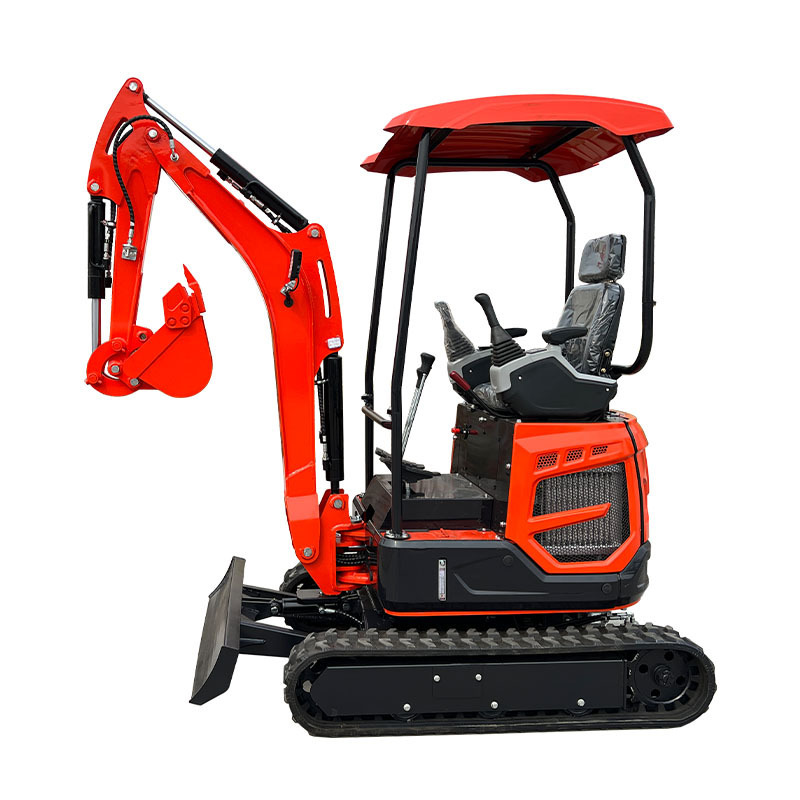 HT20R Small Crawler Excavator Tailless Grave Digging Machine Hydraulic Breaker Hammer Mini Excavator