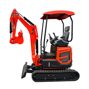 HT20R Small Crawler Excavator Tailless Grave Digging Machine Hydraulic Breaker Hammer Mini Excavator