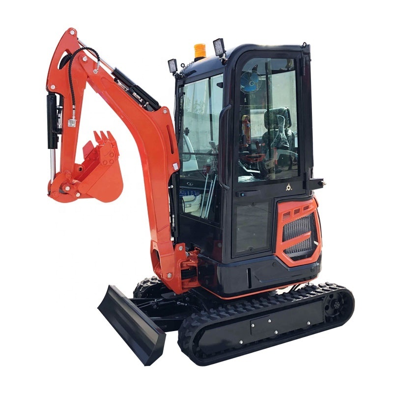 Small Crawler Excavator Tailless Grave Digging Machine Mini Excavator