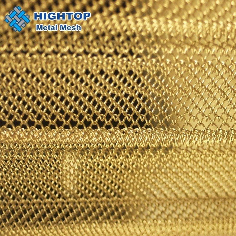 beautiful aluminum metallic link mesh fabric/decorative metal mesh curtain