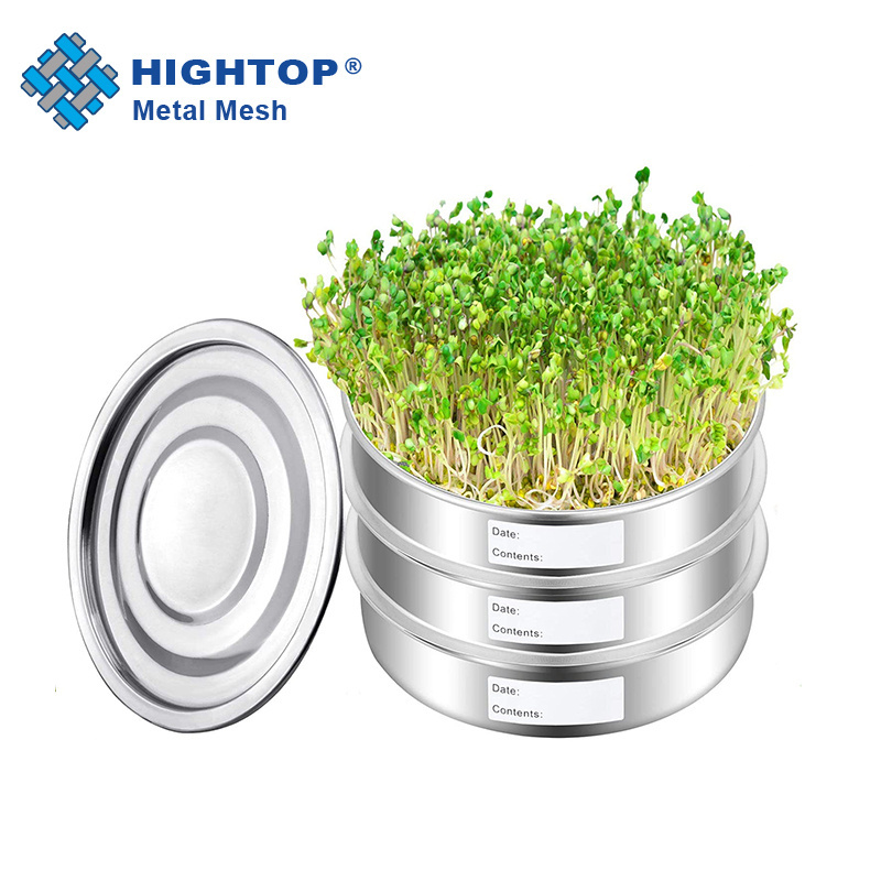 Wheat Grass Organic Sprouts Seeds Stainless Steel Seed Sprouting Tray Sprout Growing Kit