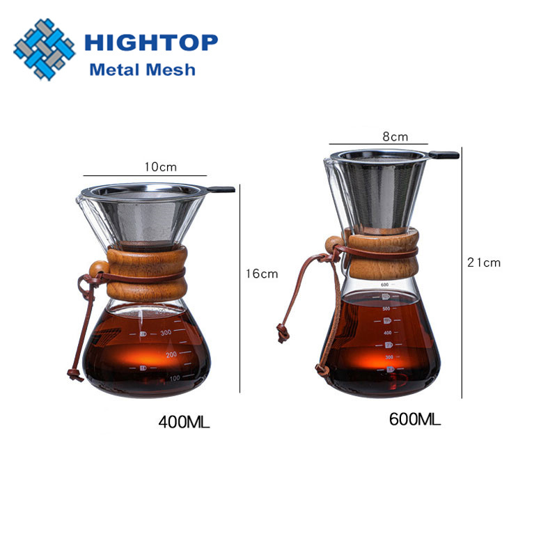 Big/Small Size Custom Double Wall Unusual Heat Resistant Classic Coffee Pot Chemex Glass Pour Over Coffee Maker With Brewer