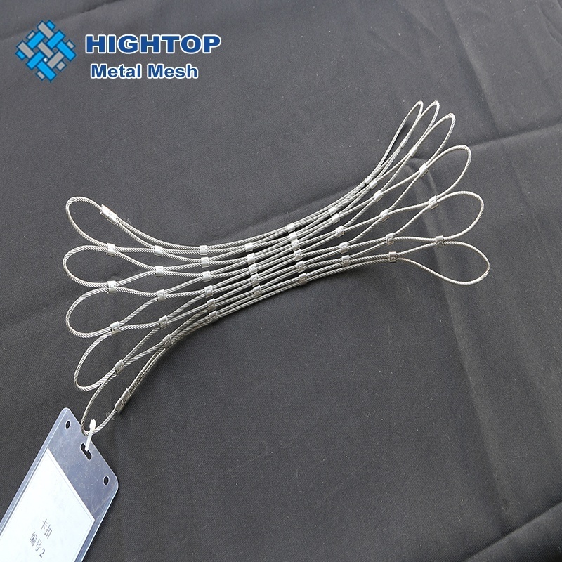 Stainless steel wire rope fence mesh for backpack and bag protector