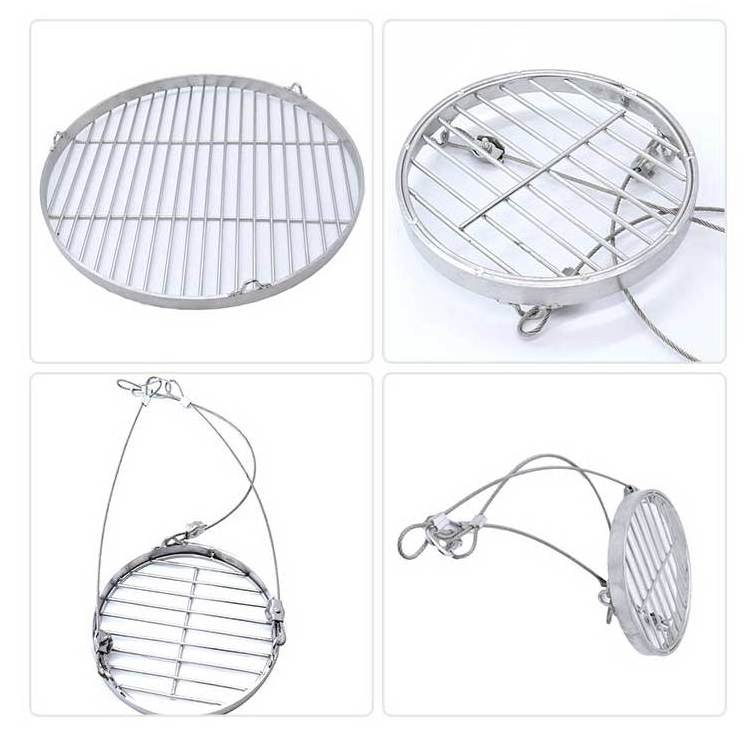 OEM Accepted Tripod Open Fire Outdoor Garden Heater Barbecue Hanging BBQ Grill with rope or chain