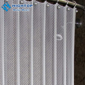 beautiful aluminum metallic link mesh fabric/decorative metal mesh curtain