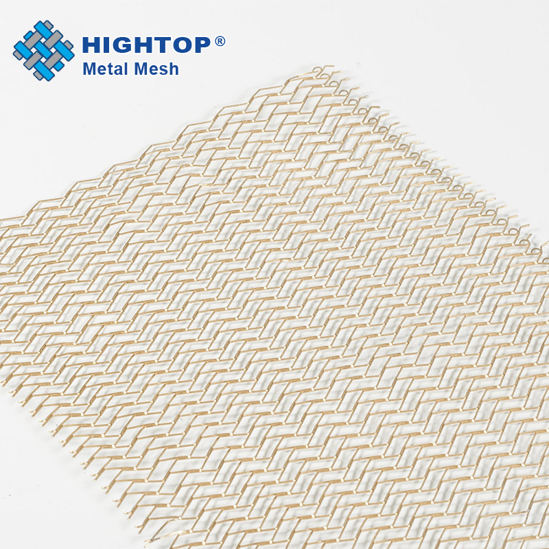 200X200 Decoration Durable Brass Expanded Metal Mesh For Window Grill Design