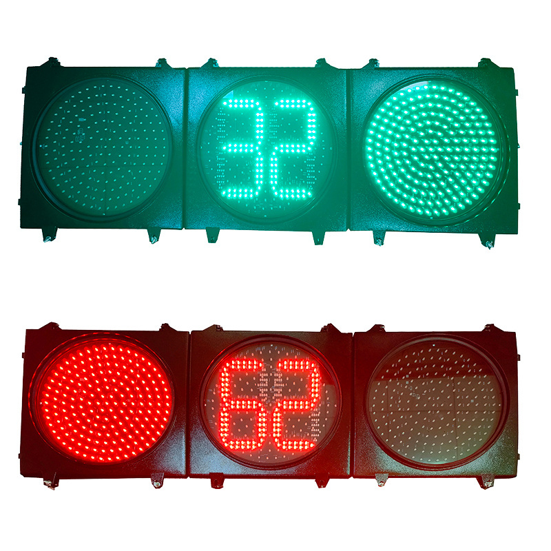 Traffic Signal Timer  Red Yellow Green 3 Digit 3 Colors Traffic Light LED Countdown Timer